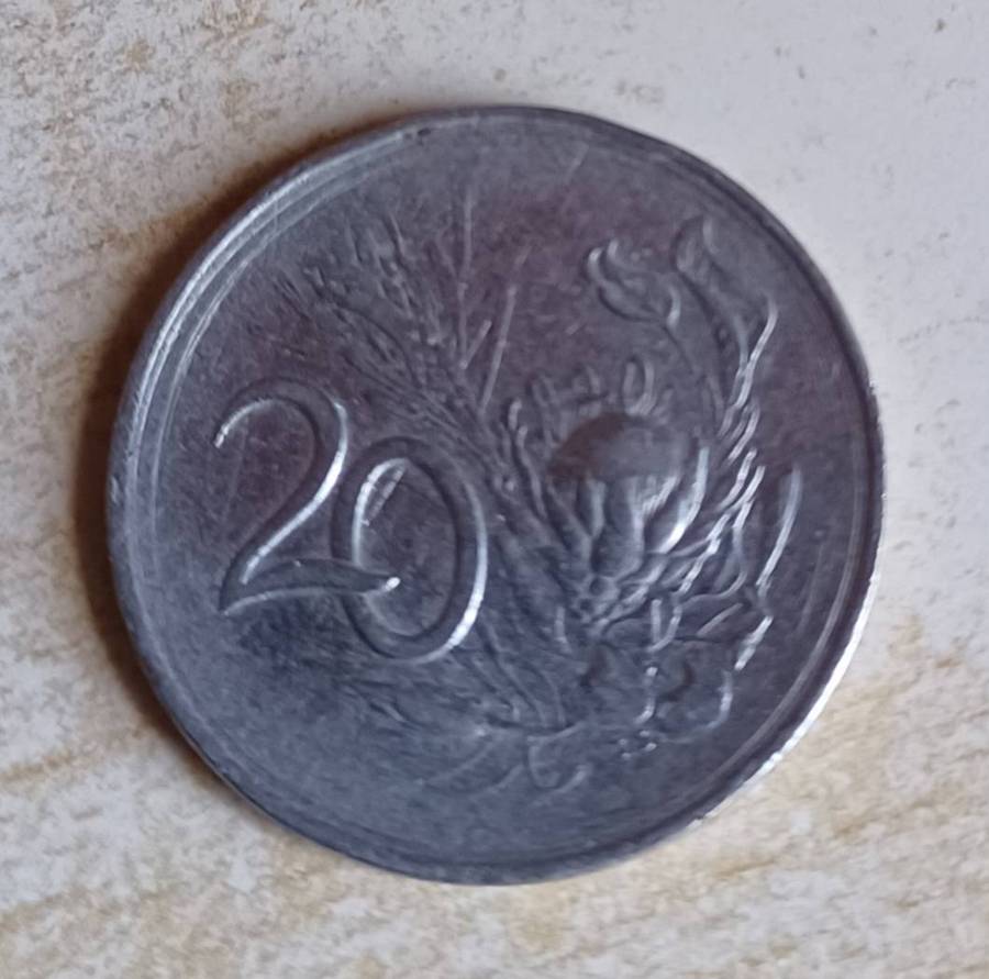 20 cent - South Africa 1966 English