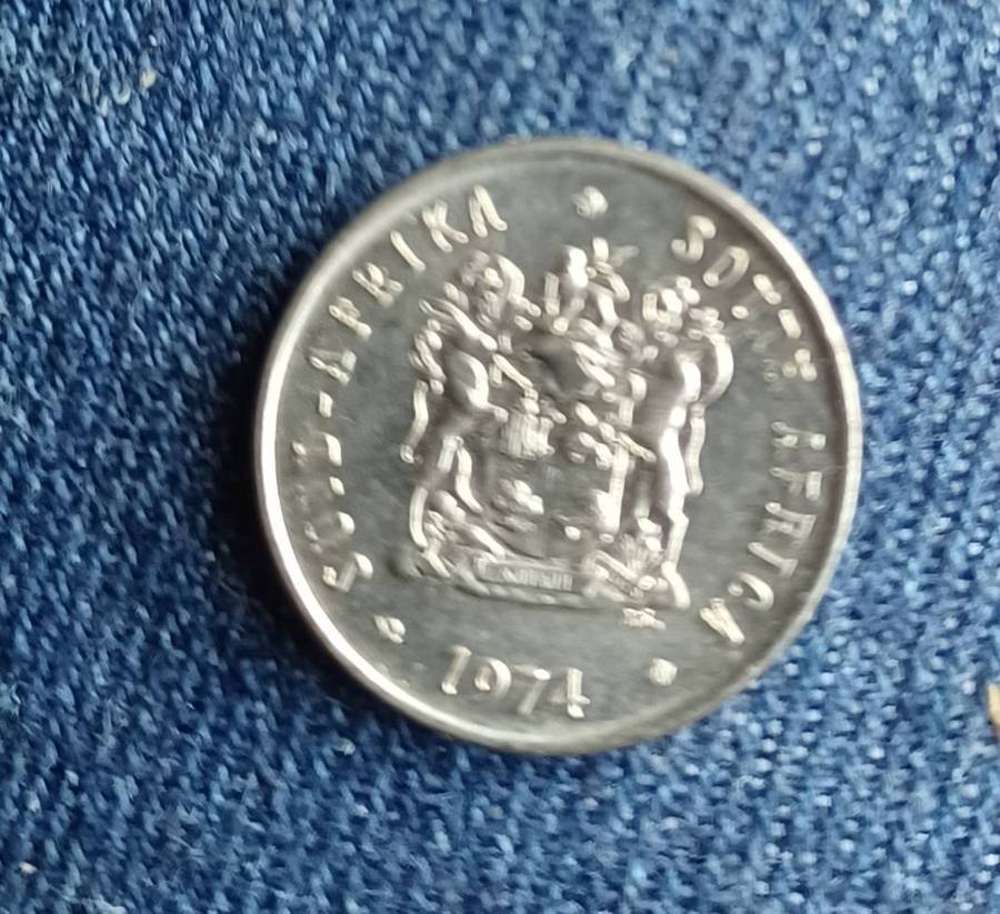 1974 5 cent ~ South Africa