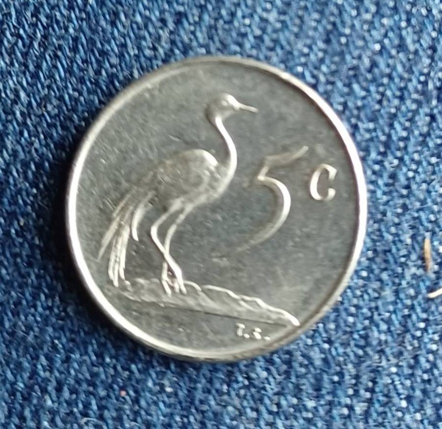 1974 5 cent ~ South Africa