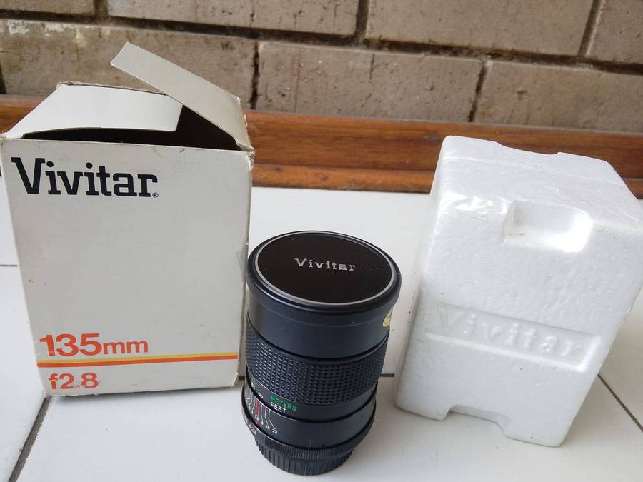 Collectors Vintage Vivitar Telephoto lens