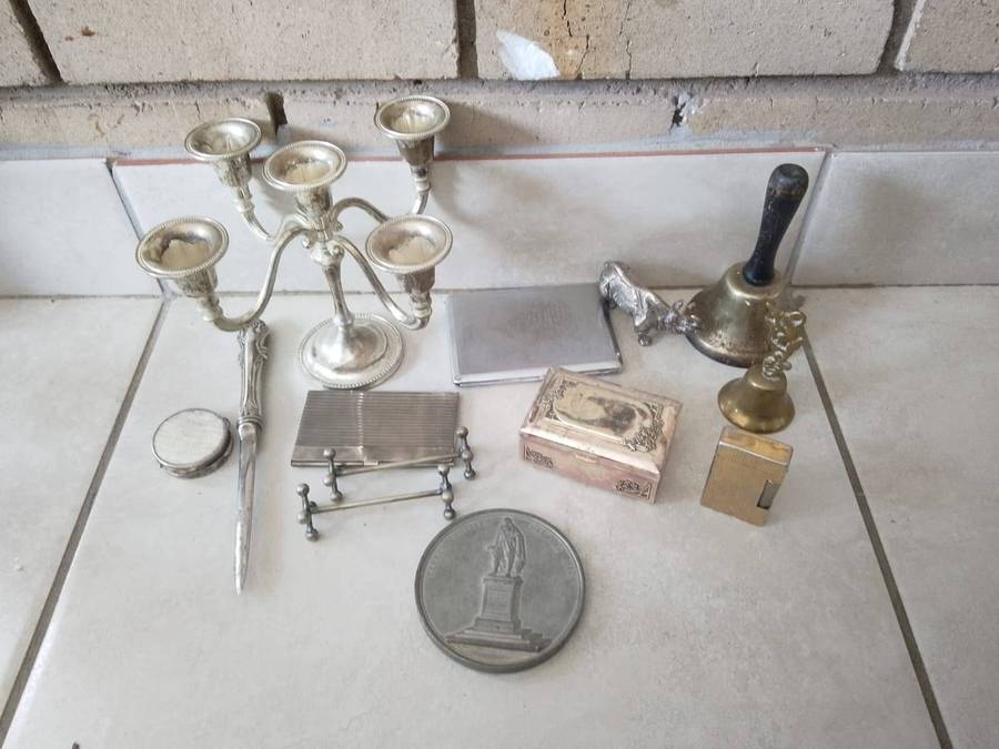 Vintage collectors assortment of plated silver