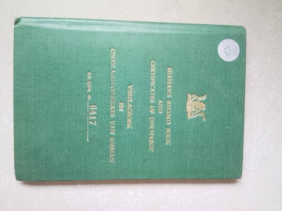 Collectors vintage Seaman Record book
