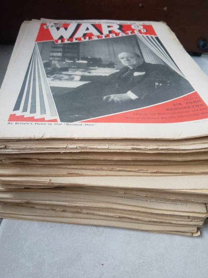 Collectors vintage The War Illustrated Magazine