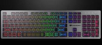 LOT OF 2x VANTAR AX BLACK Aluminum RGB Scissor-Switch Keyboard