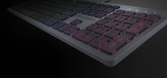 LOT OF 2x VANTAR AX BLACK Aluminum RGB Scissor-Switch Keyboard