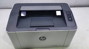 REFURBISHED HP LASER 107W WIFI PRINTER WITH TONER, POWER CABLE PRINTER CABLE