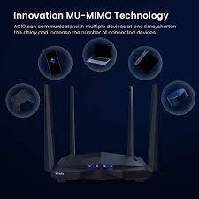 Tenda Dual-Band Gigabit Wireless Router With MU-MIMO- AC10U