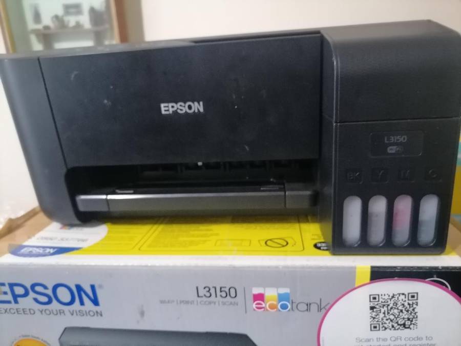 EPSON L3150 INK TANK PRINTER WITH CABLES IN BOX* LIGHTS FLASHING*