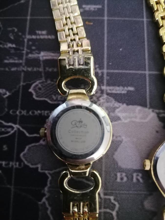 LOT OF 3 WATCHES*ONE IS 18CT GOLD PLATED*ONE BID FOR THE LOT**