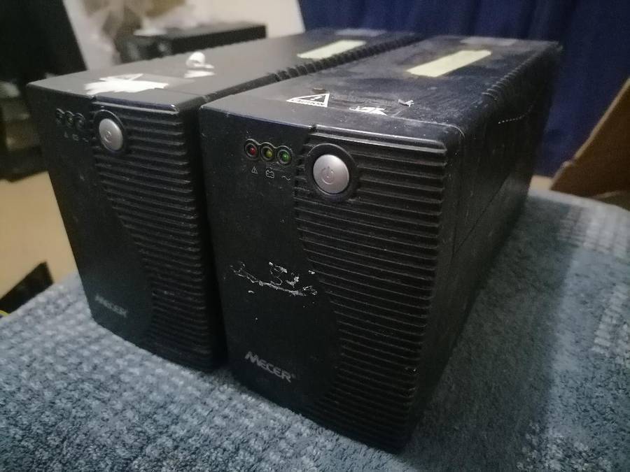 **2 X MECER 650VA UPS \TESTED WORKING*BATTERIES NOT INCL: ONE BID FOR BOTH