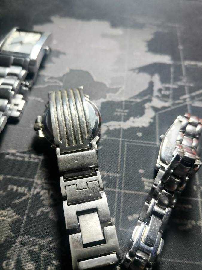 *LOT OF 3 WATCHES*CITIZEN ECO DRIVE+POLICE+DE LONGE*ONE BID FOR ALL 3*