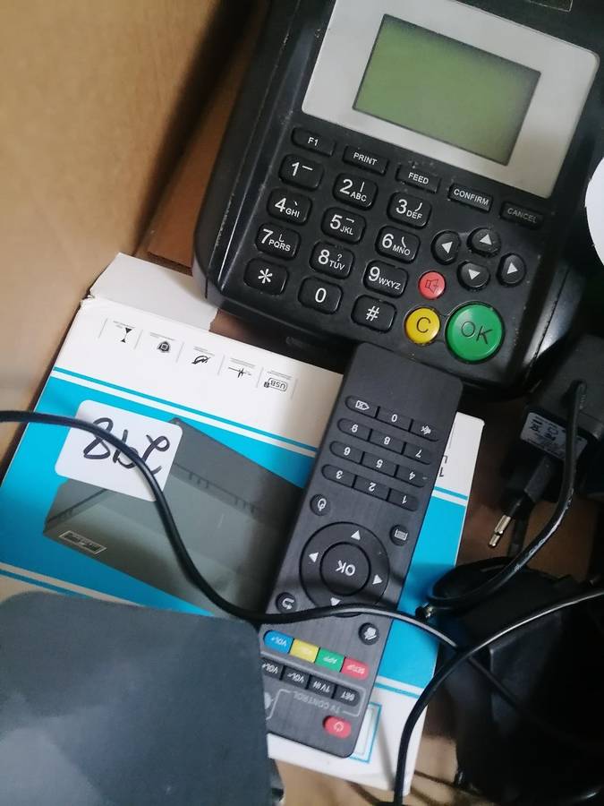 *LOT OF electronics*smart tv box,ups batteries,vga converters,ups,dimmer switch etc*sold as is