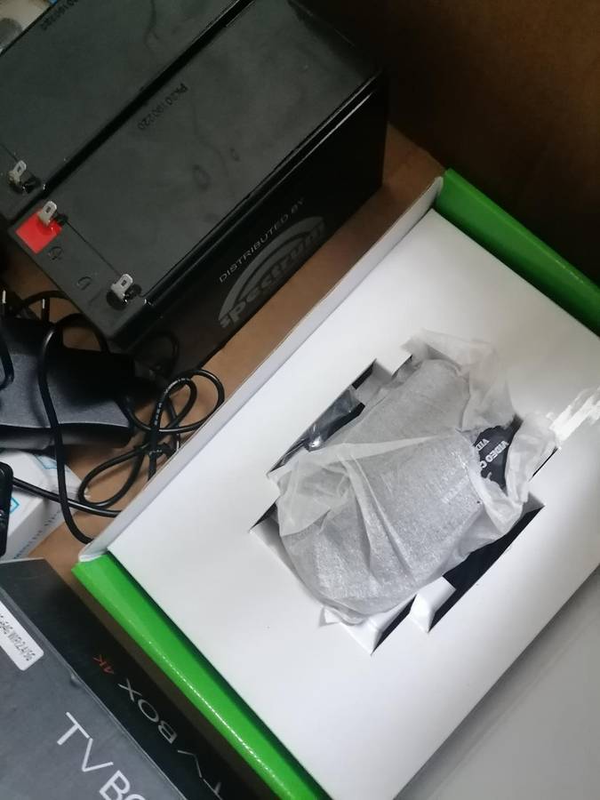 *LOT OF electronics*smart tv box,ups batteries,vga converters,ups,dimmer switch etc*sold as is