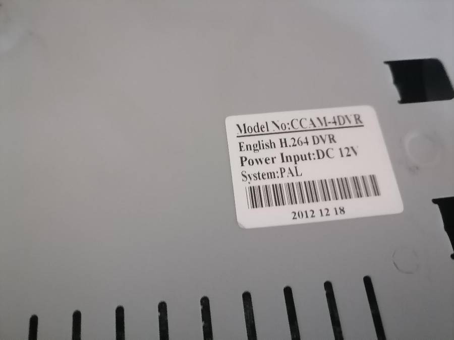 Lot of 2 x 4 Channel DVRs, One Bid for Both * CCTV DVR