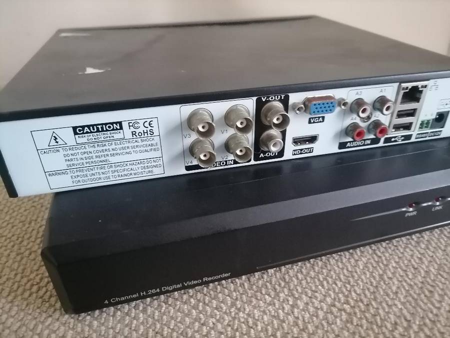 Lot of 2 x 4 Channel DVRs, One Bid for Both * CCTV DVR