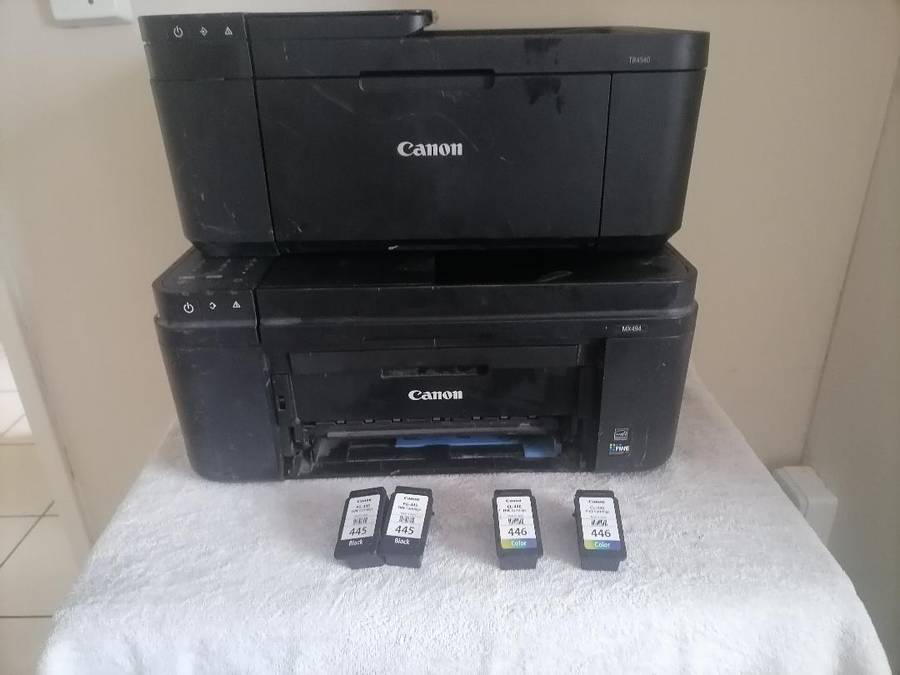 *WEEKEND SPECIAL*LOT OF 2 X CANON PRINTERS WITH CARTRIDGES*SOLD AS IS*