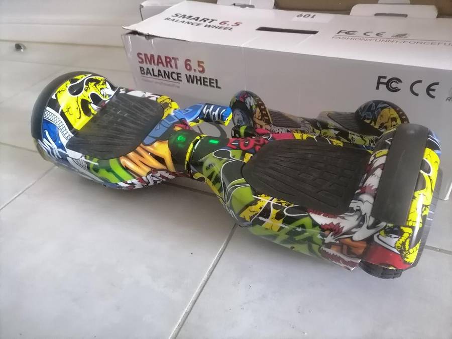 Smart 6.5 inch Balance Board with LED Lights and BT Speaker