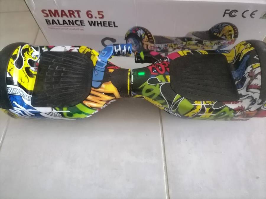 Smart 6.5 inch Balance Board with LED Lights and BT Speaker