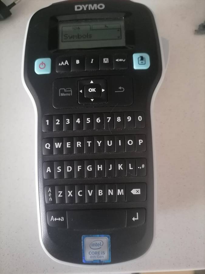 DYMO® LabelManager 160 QWERTZ*working with batteries and print roll*