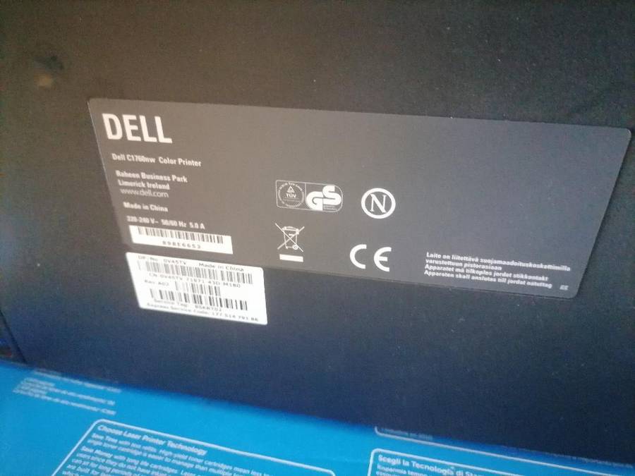 Dell C1760 Colour Laser Printer with Toners