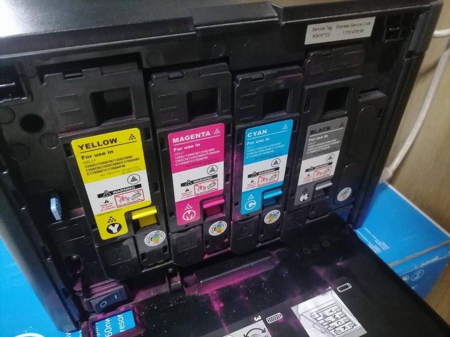 Dell C1760 Colour Laser Printer with Toners