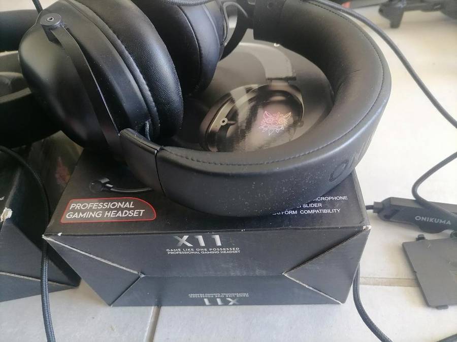 2 X ONIKUMA X11 Wired Headset Stereo Gaming Headphone RGB Luminous 3.5mm