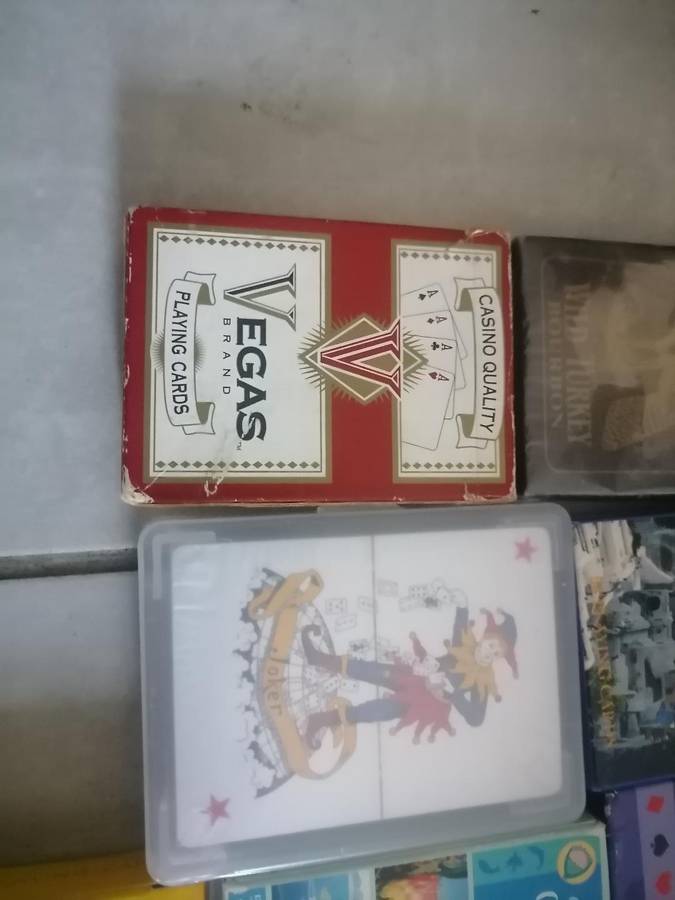 LOT OF 15 X CASINO PLAYING CARDS, MOST NEW SEALED