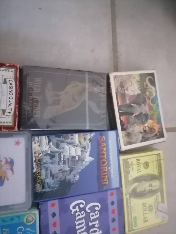 LOT OF 15 X CASINO PLAYING CARDS, MOST NEW SEALED