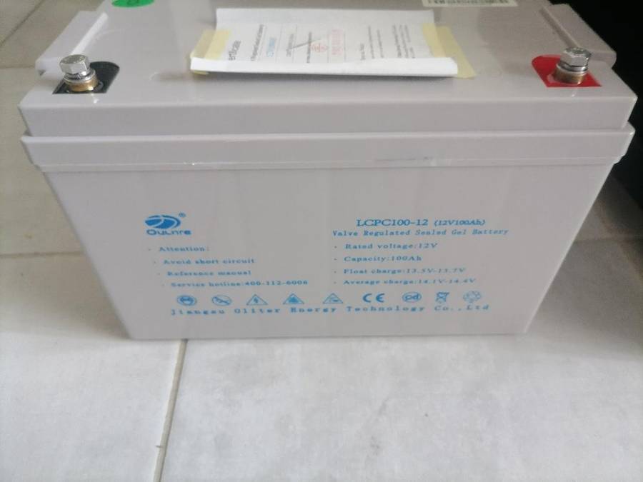 certo ep1100 inverter with RCT LCPC 12V DC 100Ah Gel VRLA Deep Cycle Battery
