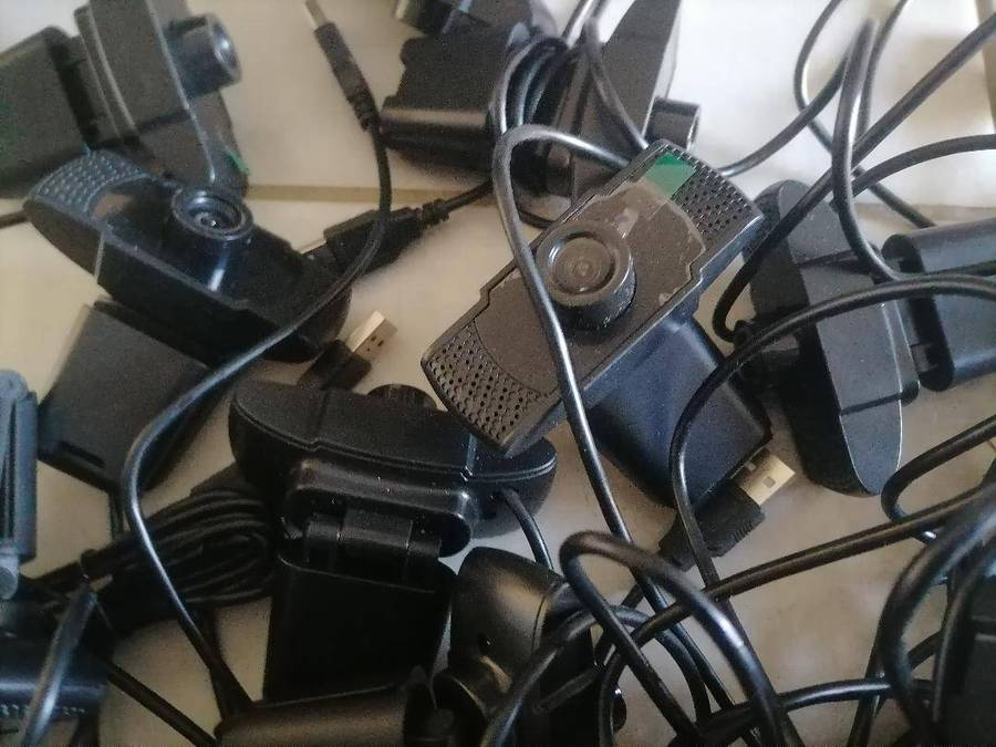 Lot of 18 x untested Ntech HD Webcam (USB)(1080p)