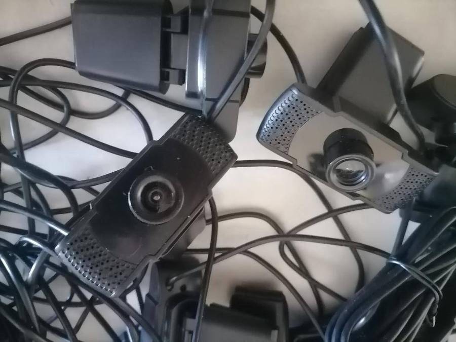 Lot of 18 x untested Ntech HD Webcam (USB)(1080p)