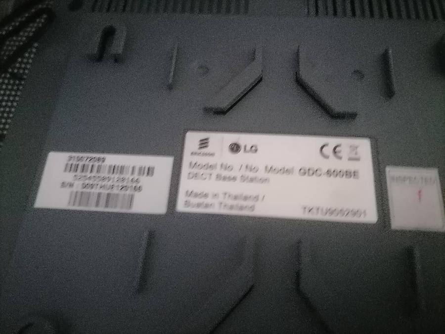 Lot of 4 x LG Ericsson GDC 450H Robust Dect Handset with base station