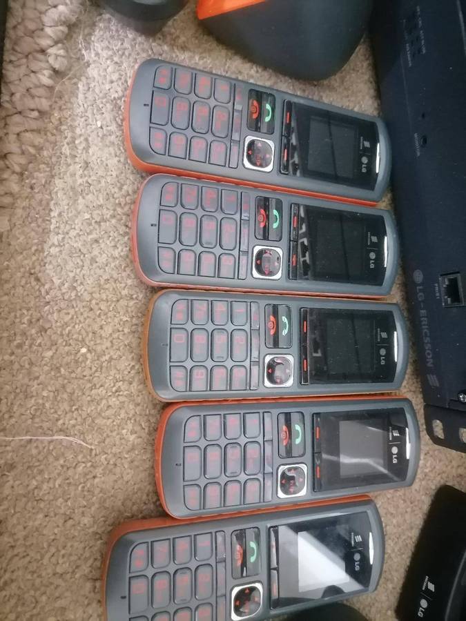 Communications system with switchboard,cordless phones,base stations etc*