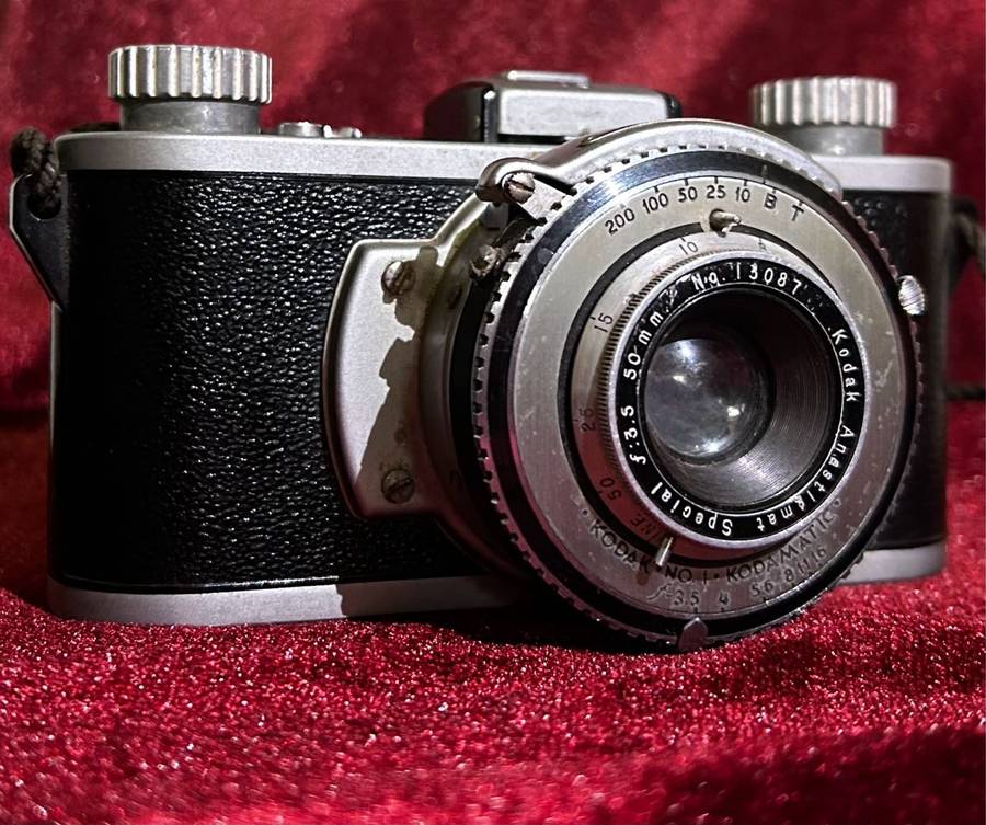 Vintage Camera Kodak 35 Rangefinder Camera with Lens for 135 (35mm) Film