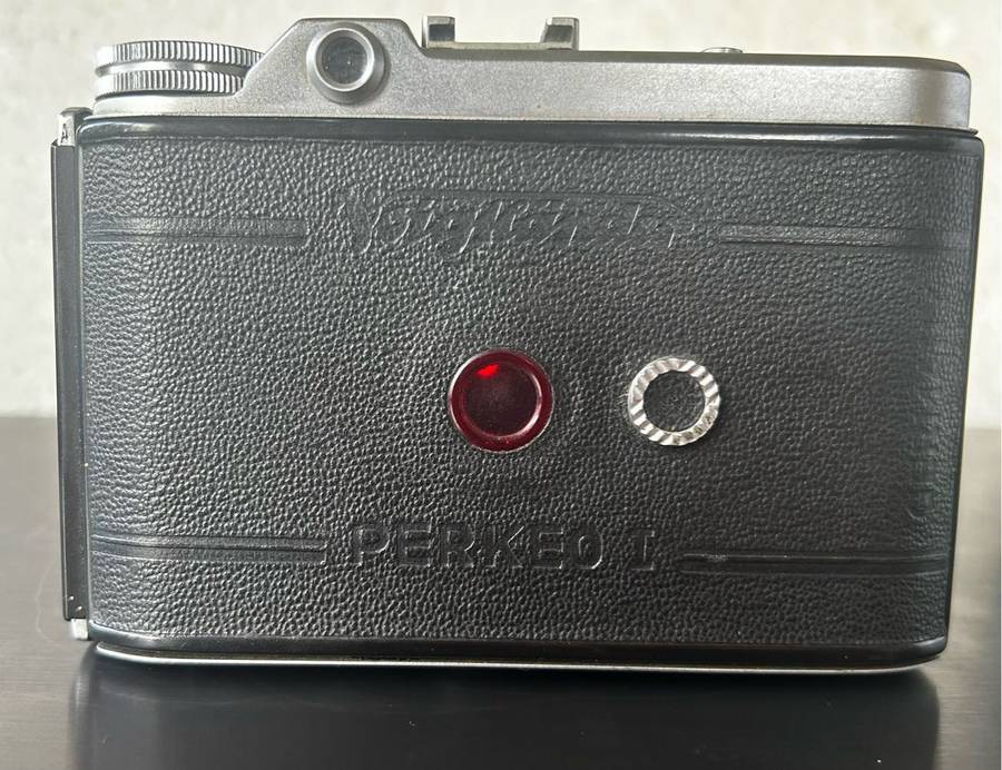 Voigtlander PERKIO Vintage Folding camera Color VASKAR 4.5/80 lens