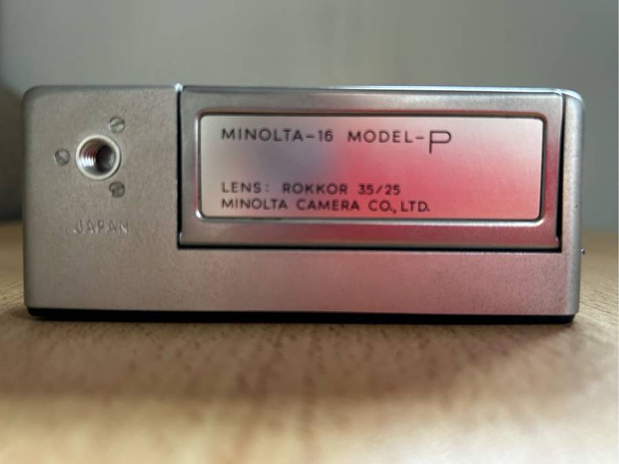 Minolta 16 Model P Camera Rokkor 35/25 Lens Japan VINTAGE