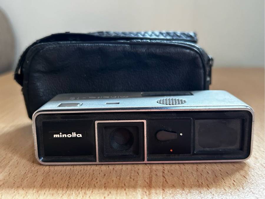 Minolta 16 Model P Camera Rokkor 35/25 Lens Japan VINTAGE