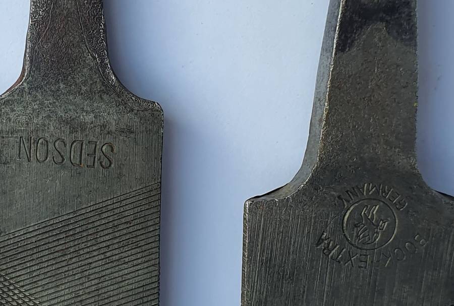 Trio of Half-Round Files In Good Used Condition