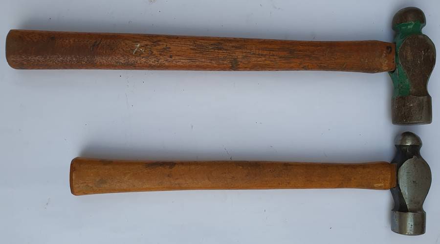 Vintage Ball-Peen Hammers x2  Excellent Condition