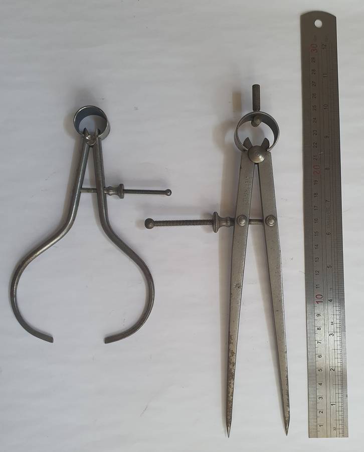 Vintage Divider & Calliper Set