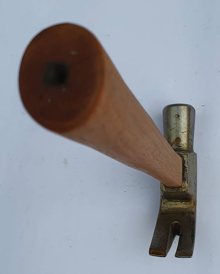 Vintage Claw Hammer  Heavy Claw Hammer With Newly Carved Oak Handle