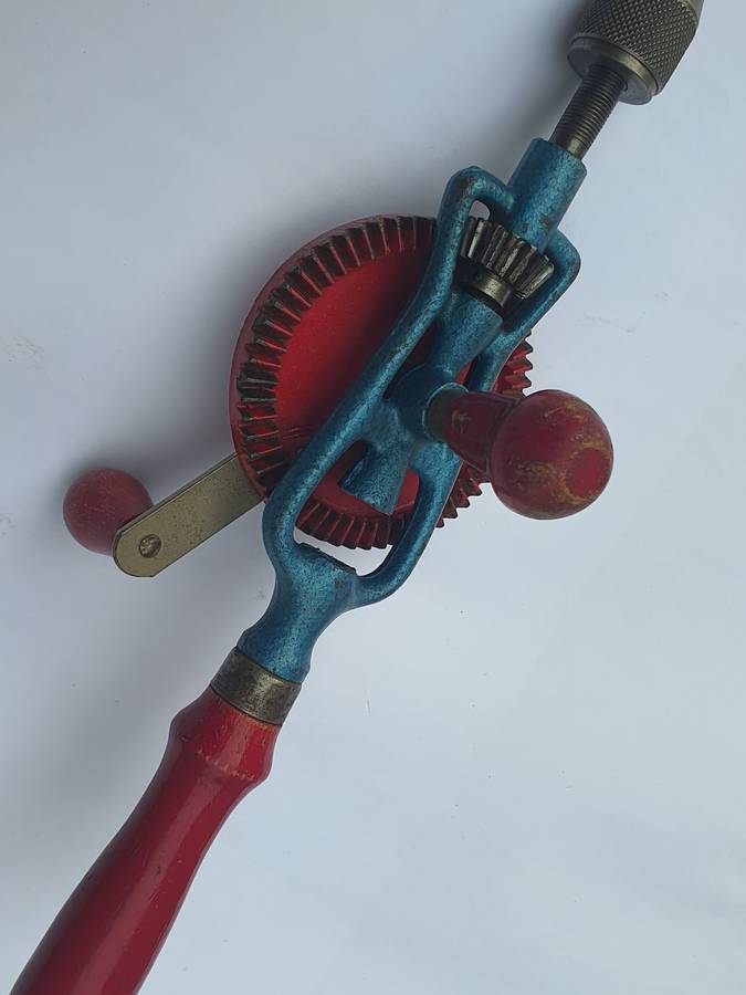 Vintage Boker Hand Crank Drill (Egg Beater Style) - Excellent Condition