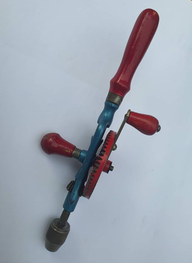 Vintage Boker Hand Crank Drill (Egg Beater Style) - Excellent Condition