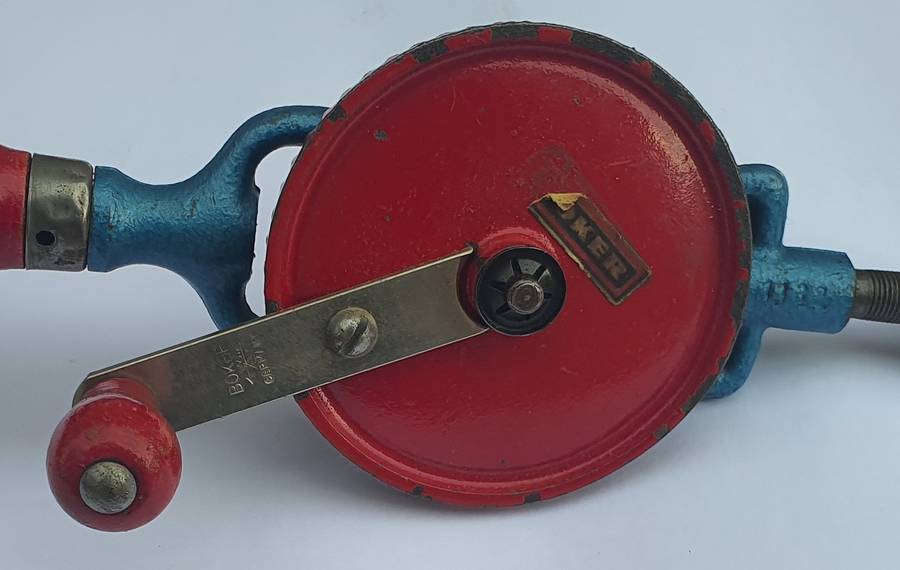 Vintage Boker Hand Crank Drill (Egg Beater Style) - Excellent Condition