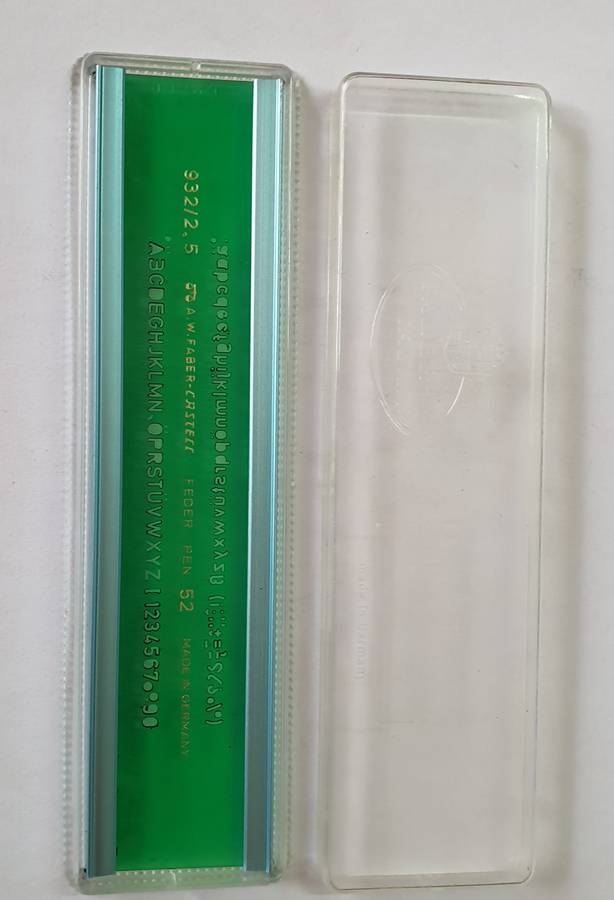 Faber-Castell Letter Stencil (Size 2.5)