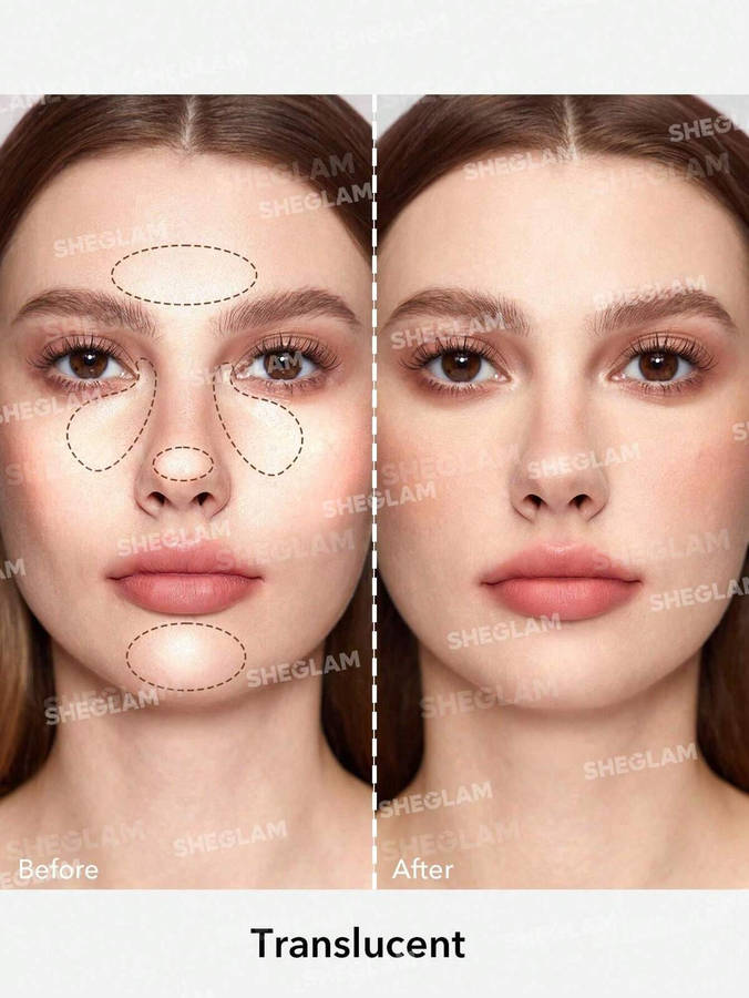 SHEGLAM Baked Glow Setting Powder - Transculent