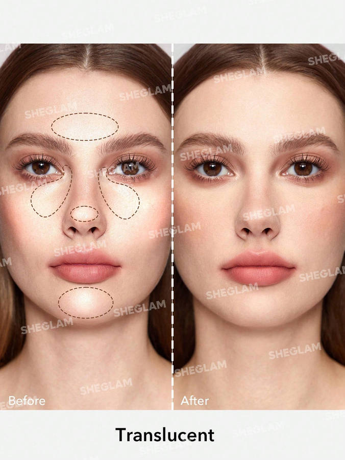 SHEGLAM Baked Glow Setting Powder - Transculent