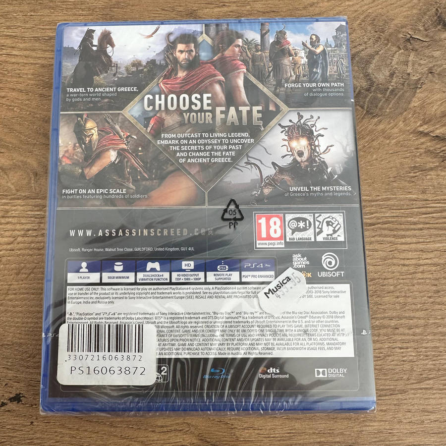 Assassin's Creed Odyssey - PS4 - Sealed