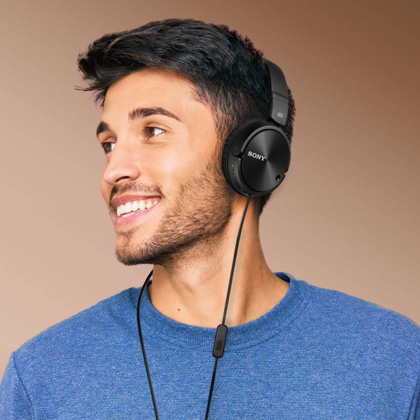 Sony MDR-ZX310 Stereo Headphones Black Deal Of The Day