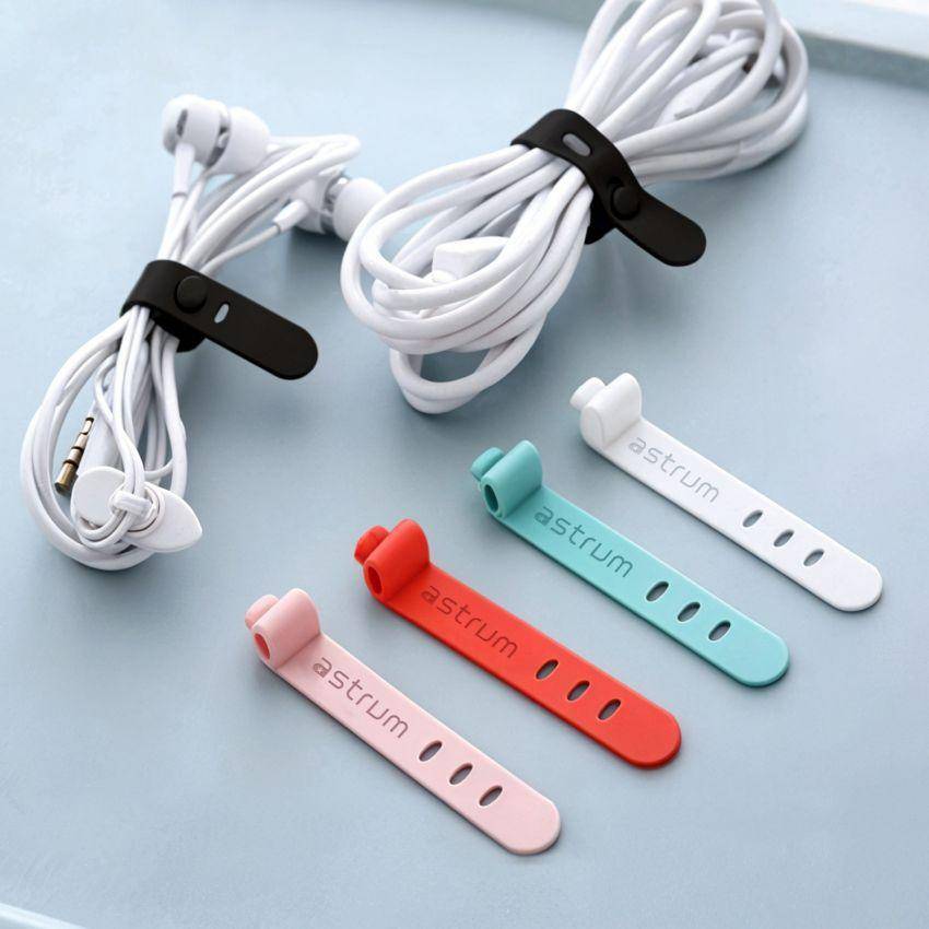Silicone Cable Straps 10-Pack